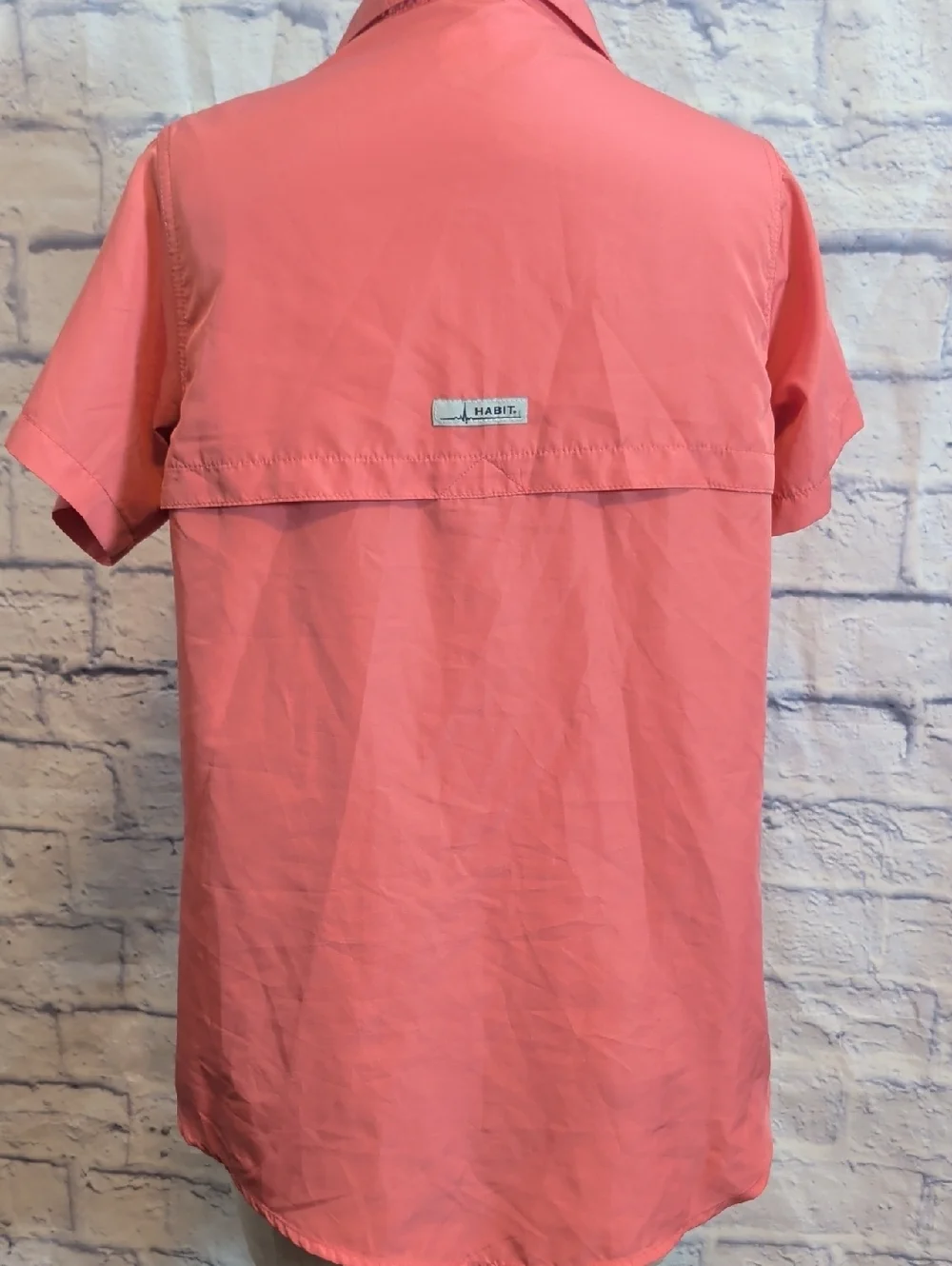 Habit Lightweight Outdoor Fishing Guide Snap Front Shirt - Size Small
